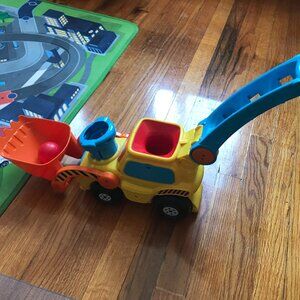 Push and pop bulldozer with lights and sounds